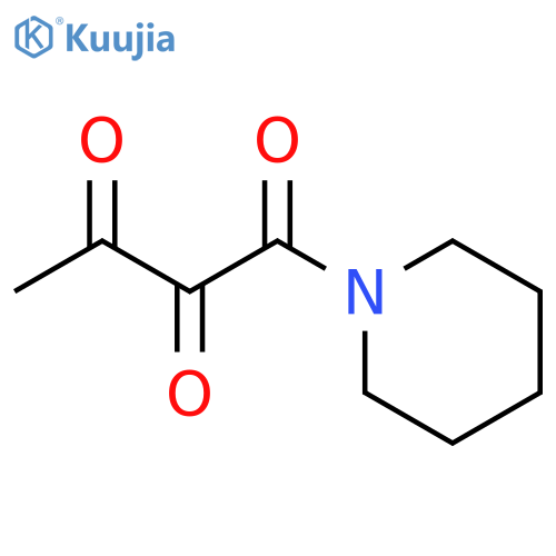 PIPERIDINE, 1-(1,2,3-TRIOXOBUTYL)- structure