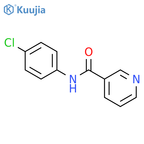 3-Pyridinecarboxamide,N-(4-chlorophenyl)- structure