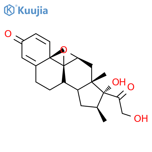 (11a,16a)-9,11-Epoxy-17,21-dihydroxy-16-methylpregna-1,4-diene-3,20-dione structure