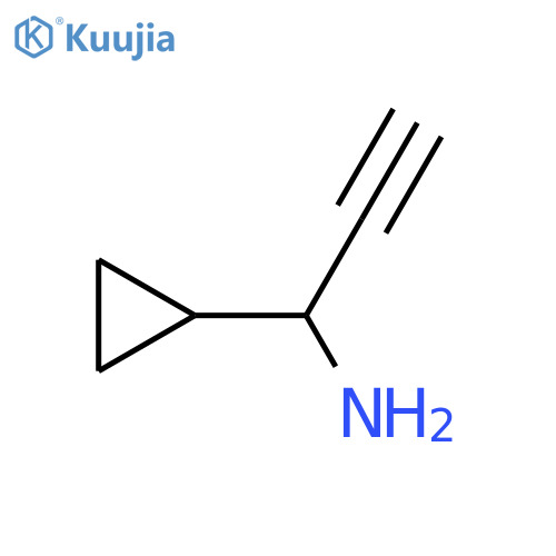 1-cyclopropylprop-2-yn-1-amine structure