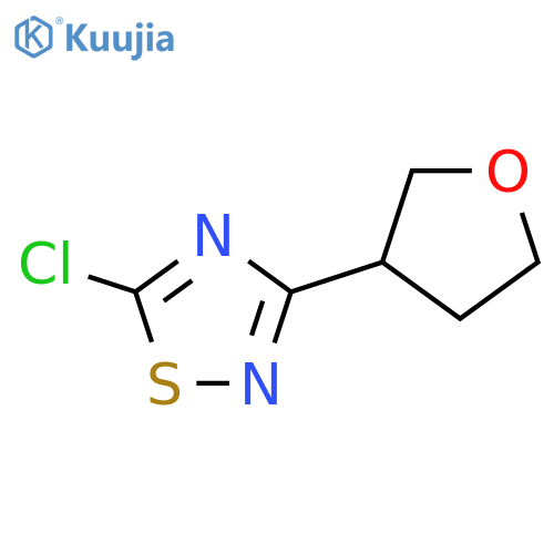 5-Chloro-3-(oxolan-3-yl)-1,2,4-thiadiazole structure