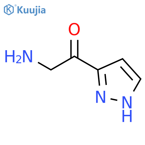2-amino-1-(1H-pyrazol-3-yl)ethan-1-one structure