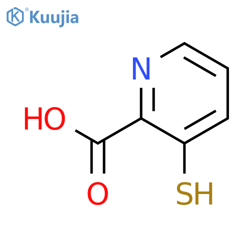 2-Pyridinecarboxylicacid, 3-mercapto- structure