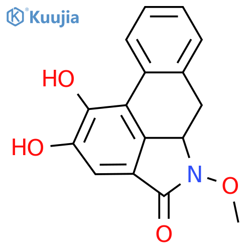1,2-Dihydroxydibenz[cd,f]indol-4(5H)-one; 5aξ,6-Dihydro, N-methoxy structure