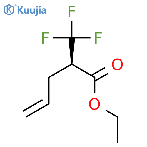 4-Pentenoic acid, 2-(trifluoromethyl)-, ethyl ester, (R)- structure