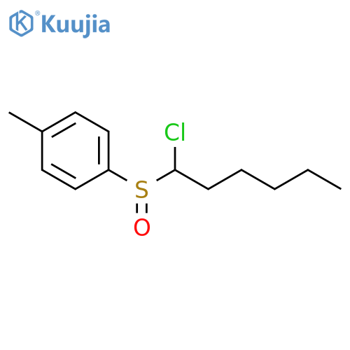 Benzene, 1-[(1-chlorohexyl)sulfinyl]-4-methyl- structure