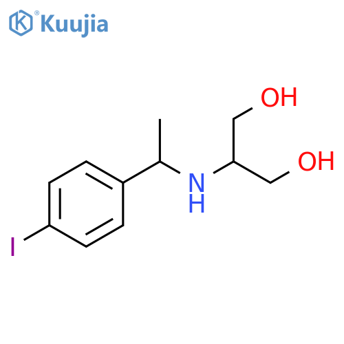 2-{1-(4-iodophenyl)ethylamino}propane-1,3-diol structure