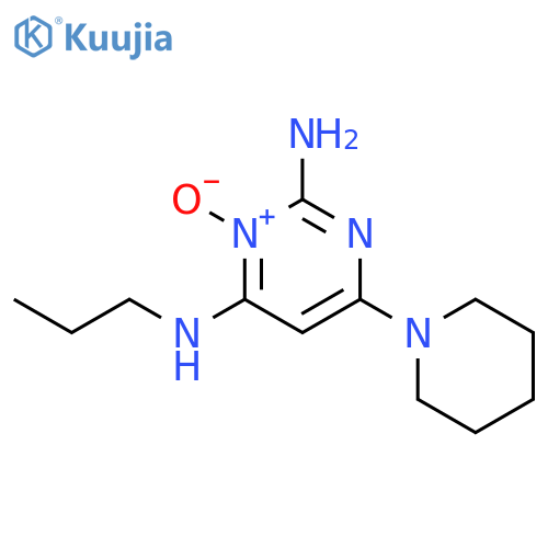 2,4-Pyrimidinediamine, 6-(1-piperidinyl)-N4-propyl-, 3-oxide structure