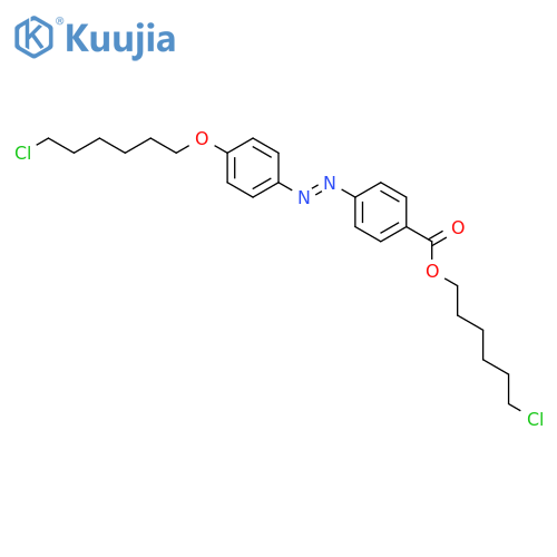 Benzoic acid, 4-[2-[4-[(6-chlorohexyl)oxy]phenyl]diazenyl]-, 6-chlorohexyl ester structure