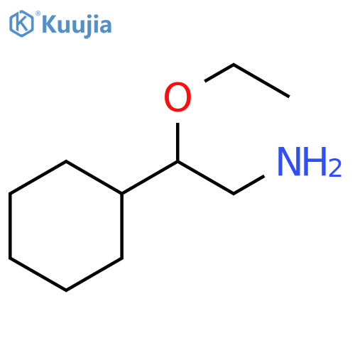 2-cyclohexyl-2-ethoxyethan-1-amine structure