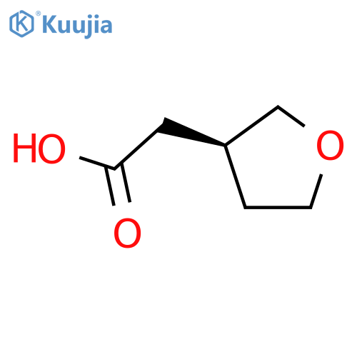 2-[(3S)-oxolan-3-yl]acetic acid structure