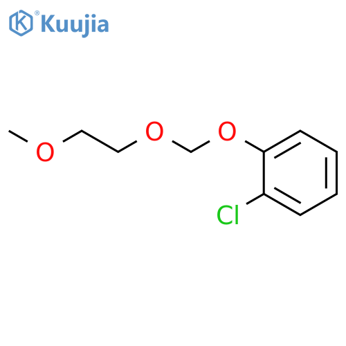 Benzene, 1-chloro-2-[(2-methoxyethoxy)methoxy]- structure