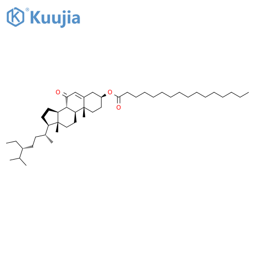 Stigmast-5-en-7-one, 3-[(1-oxohexadecyl)oxy]-, (3b)- structure
