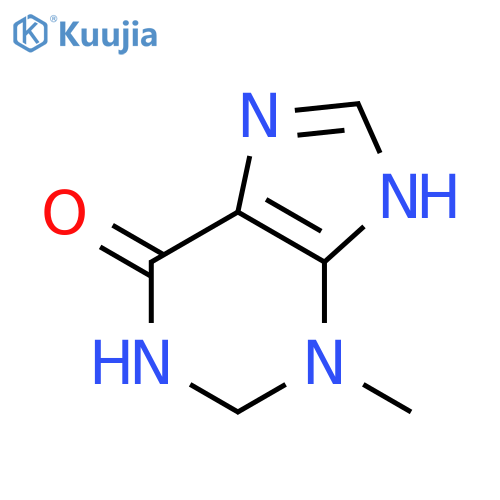 6H-Purin-6-one, 1,2,3,7-tetrahydro-3-methyl- structure