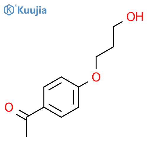 Ethanone, 1-[4-(3-hydroxypropoxy)phenyl]- structure
