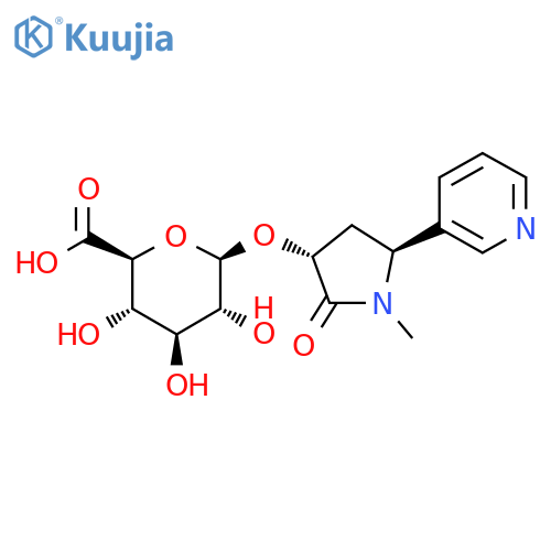 trans-3'-Hydroxy Cotinine N-b-D-Glucuronide structure