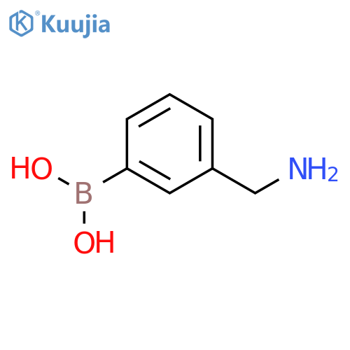 3-(aminomethyl)phenylboronic acid structure