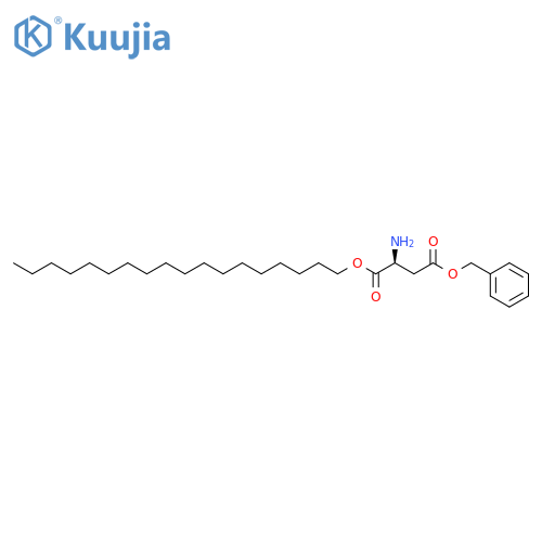 L-Aspartic acid, 1-octadecyl 4-(phenylmethyl) ester structure
