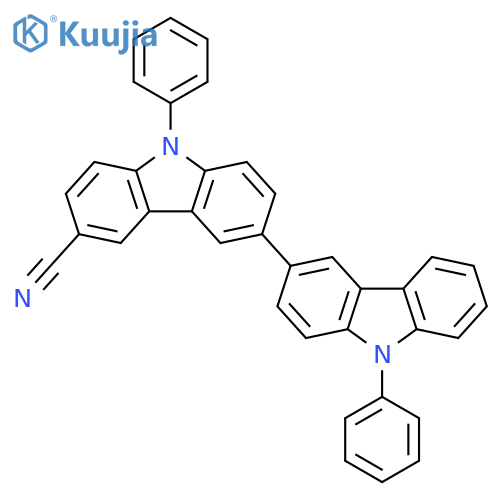 9,9'-Diphenyl-9H ,9'H -3,3'-bicarbazole-6-carbonitrile structure