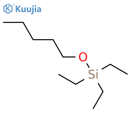 Triethyl(pentoxy)silane structure
