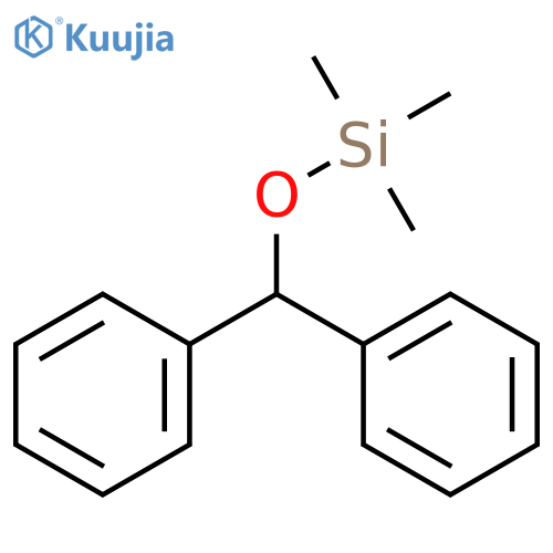 Silane, (diphenylmethoxy)trimethyl- structure