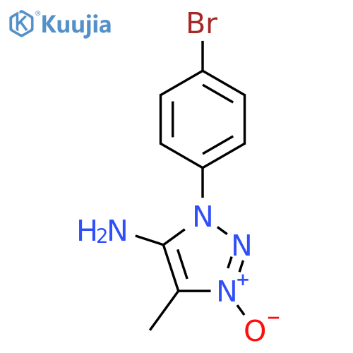 5-amino-1-(4-bromophenyl)-4-methyl-1H-1,2,3-triazol-3-ium-3-olate structure