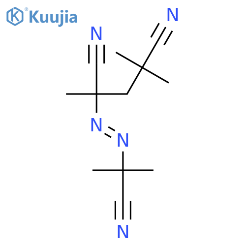 Pentanedinitrile, 2-[(1-cyano-1-methylethyl)azo]-2,4,4-trimethyl- structure