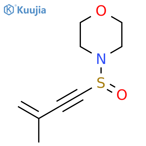 Morpholine, 4-[(3-methyl-3-buten-1-ynyl)sulfinyl]- structure