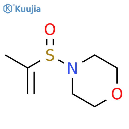 Morpholine, 4-[(1-methylethenyl)sulfinyl]- structure