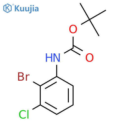 Tert-butyl 2-bromo-3-chlorophenylcarbamate structure