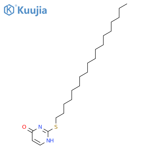4(1H)-Pyrimidinone, 2-(octadecylthio)- structure