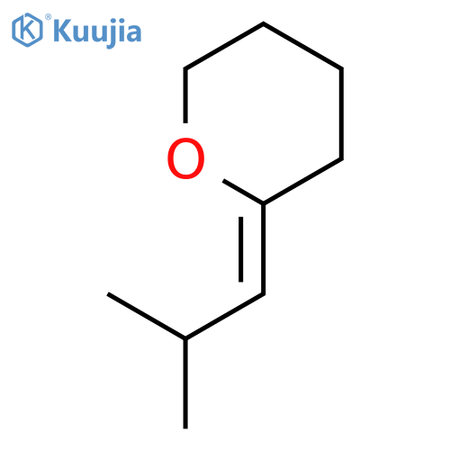 2H-Pyran, tetrahydro-2-(2-methylpropylidene)-, (Z)- structure