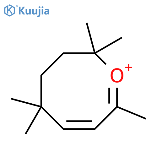 Oxocinium, 2,3,4,5-tetrahydro-2,2,5,5,8-pentamethyl-, (E)- structure
