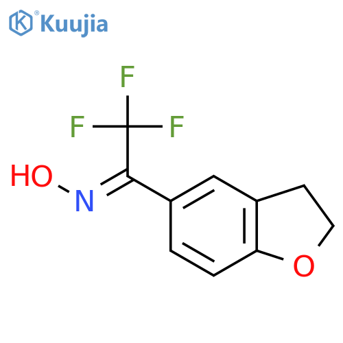 Ethanone, 1-(2,3-dihydro-5-benzofuranyl)-2,2,2-trifluoro-, oxime structure