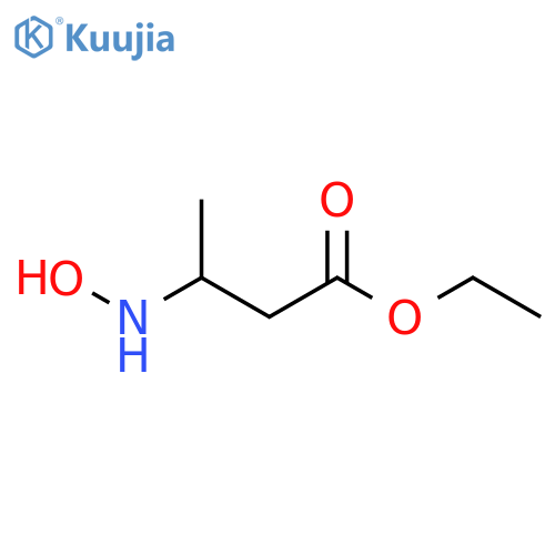Butanoic acid, 3-(hydroxyamino)-, ethyl ester structure