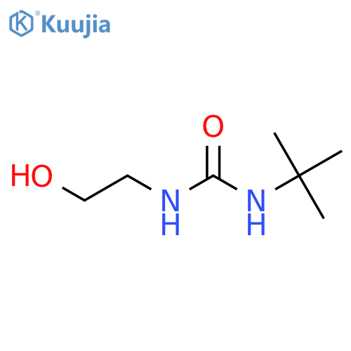 UREA, N-(1,1-DIMETHYLETHYL)-N'-(2-HYDROXYETHYL)- structure