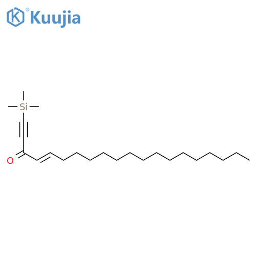 4-Eicosen-1-yn-3-one, 1-(trimethylsilyl)-, (E)- structure