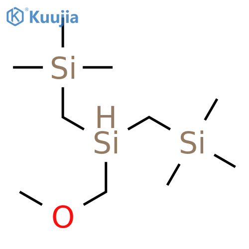 Silane, methoxymethylbis[(trimethylsilyl)methyl]- structure