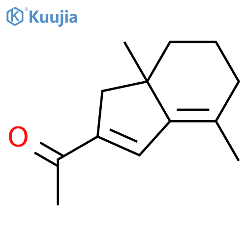 Ethanone, 1-(5,6,7,7a-tetrahydro-4,7a-dimethyl-1H-inden-2-yl)- structure