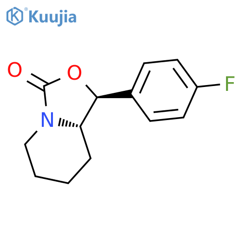 3H-Oxazolo[3,4-a]pyridin-3-one, 1-(4-fluorophenyl)hexahydro-, cis-(±)- structure