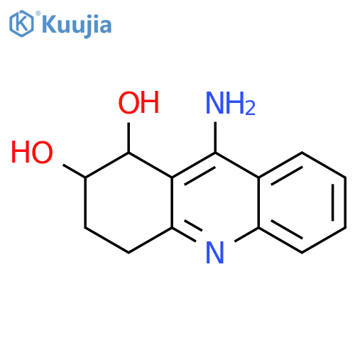 1,2-Acridinediol, 9-amino-1,2,3,4-tetrahydro- structure