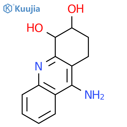 3,4-Acridinediol, 9-amino-1,2,3,4-tetrahydro- structure