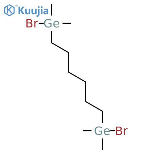 Germane, 1,6-hexanediylbis[bromodimethyl- structure