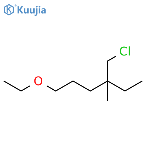 Hexane, 4-(chloromethyl)-1-ethoxy-4-methyl- structure
