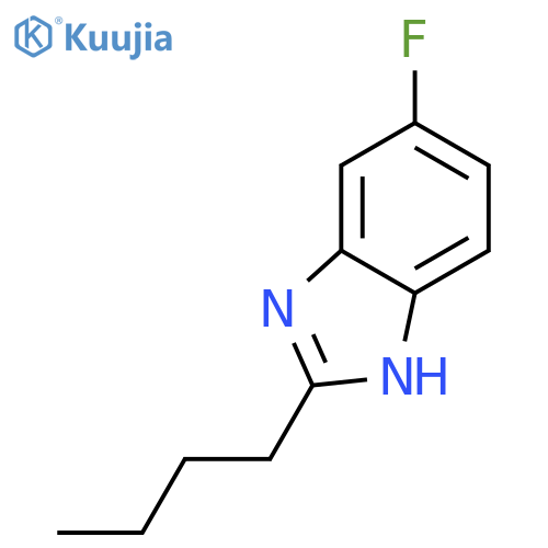 1H-Benzimidazole,2-butyl-6-fluoro- structure