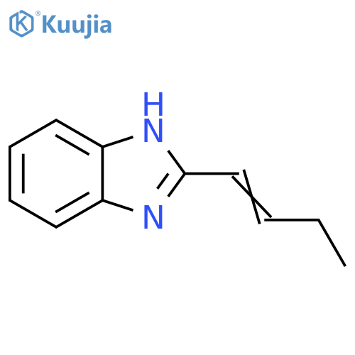 1H-Benzimidazole,2-(1-buten-1-yl)- structure