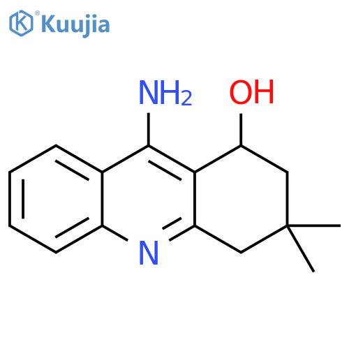 1-Acridinol, 9-amino-1,2,3,4-tetrahydro-3,3-dimethyl- structure