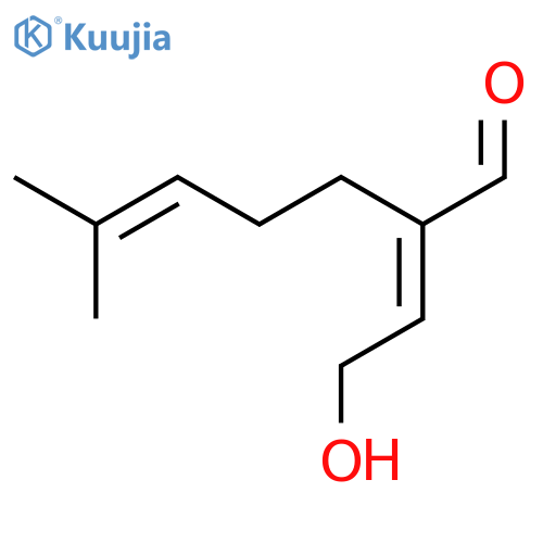 4-Hydroxy-2-(4-methyl-3-pentenyl)-2-butenal structure