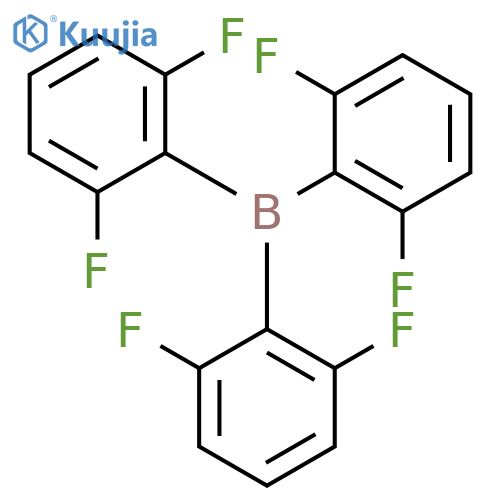 Tris(2,6-difluorophenyl)borane structure