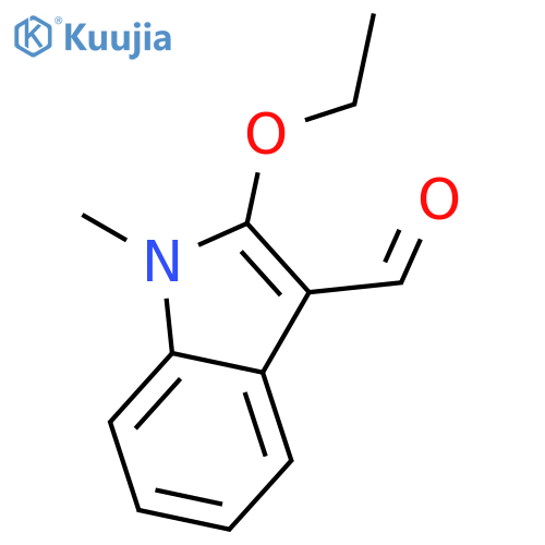1H-Indole-3-carboxaldehyde,2-ethoxy-1-methyl- structure